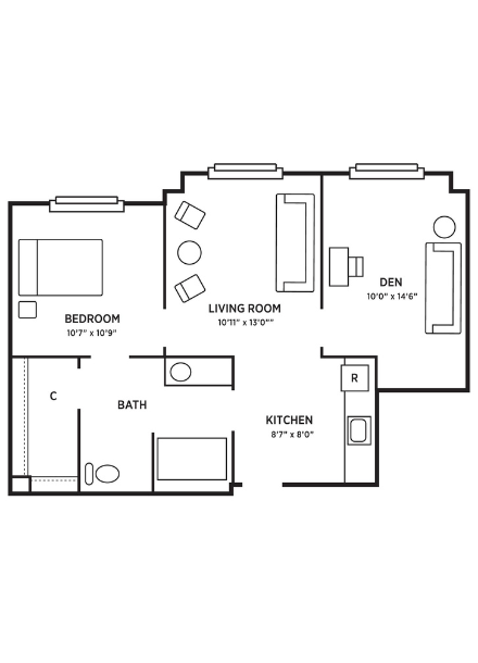 WLH_One Bedroom Den