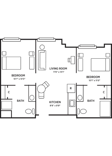 WLH_Two Bedroom